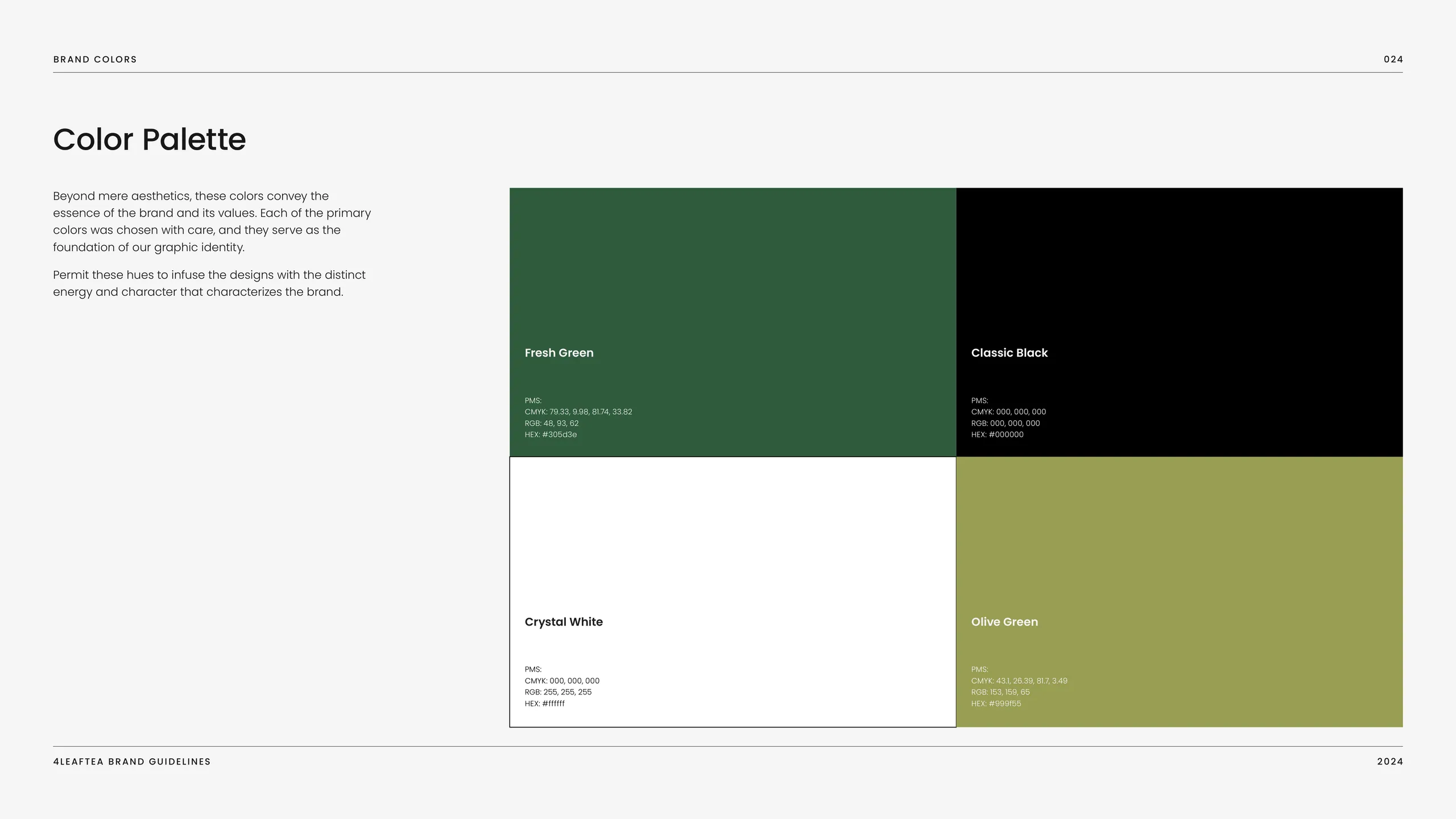 4LeafTea brand identity 7